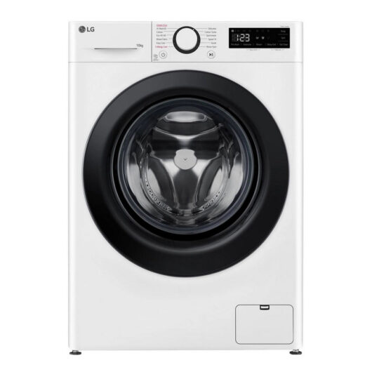 LG F4Y510WBLN1 10kg Steam 1400 Spin Freestanding Front Load Washing Machine White - A Rated