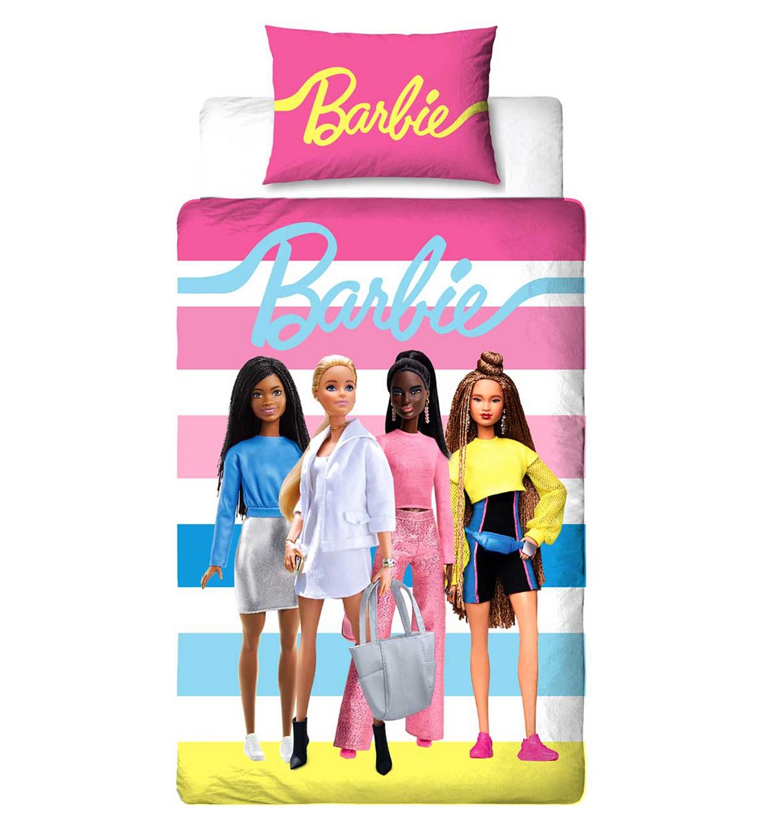 Barbie Unboxed Single Polycotton Bedding Set