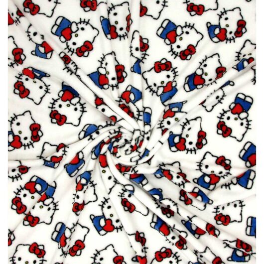 Hello Kitty Heartheld Fleece Blanket