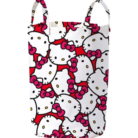 Hello Kitty Star Fabric Storage Hamper