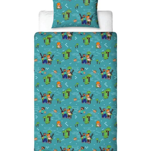 Minecraft Levelup Single Rotary Duvet
