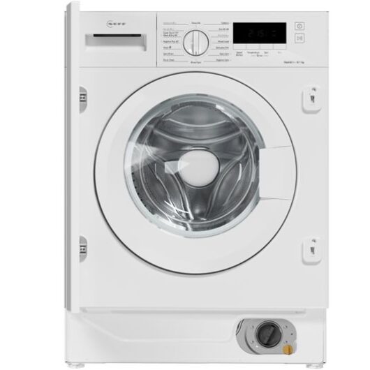 NEFF V8340X0GB Integrated 8/5 kg 1400 Spin Washer Dryer - White