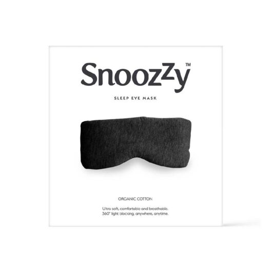 Snoozzy Cotton Eye Mask Dark Grey