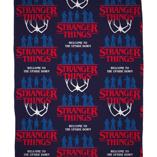 Stranger Things Flames Rotary Fleece