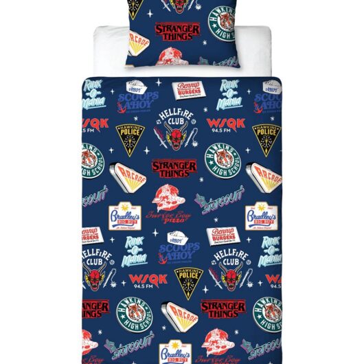 Stranger Things Single Rotary Duvet