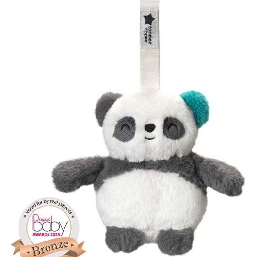 Tommee Tippee Pip The Panda Mini Travel Sleep Aid With Crysensor, 6 Soothing Sounds, Usb-Rechargeable And Machine Washable